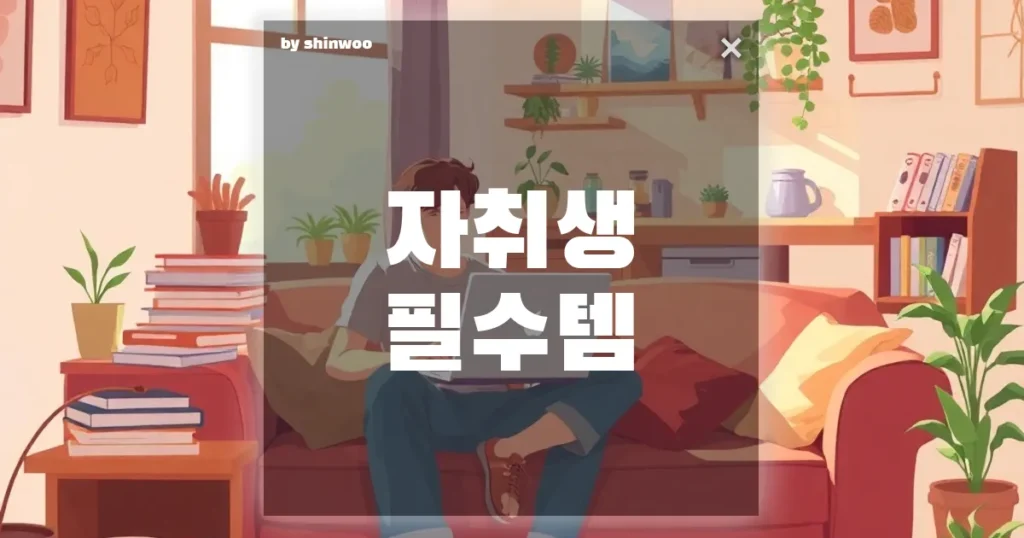 혼자 사는 삶의 첫걸음, 자취생 필수템 리스트 총정리
