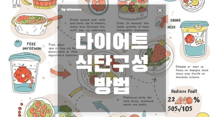 다이어트 식단 구성 방법: 살 안 찌는 식사, 진짜 비밀은 따로 있다