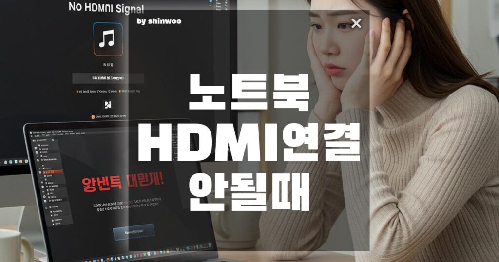 노트북 HDMI 연결 안될 때 확인할 점, 빠른 해결 가이드