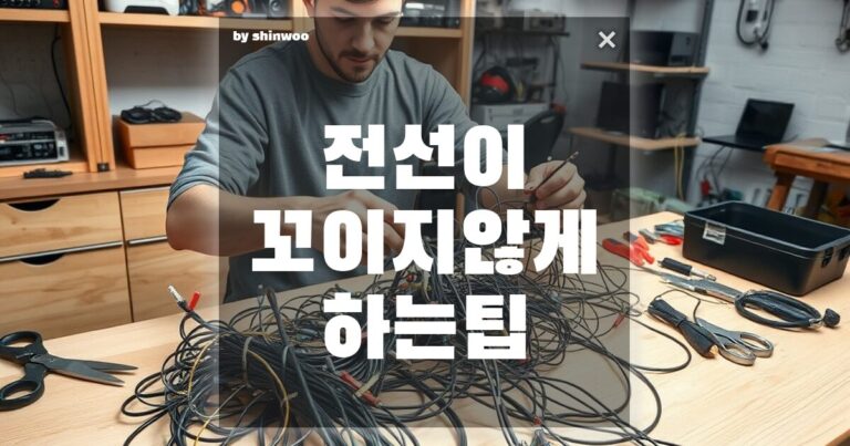 전선이 꼬이지 않게 하는 팁! 책상 위를 깔끔하게 정리하는 꿀팁 모음전선이 꼬이지 않게 하는 팁