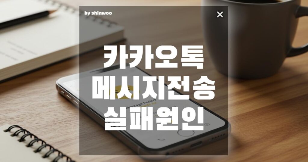 카카오톡 메시지 전송 실패? 원인과 해결법 한눈에!
