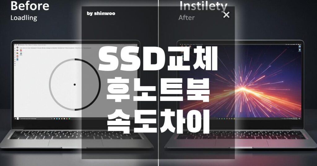 SSD 교체 후 노트북 속도 차이: 이렇게까지 빨라진다고?