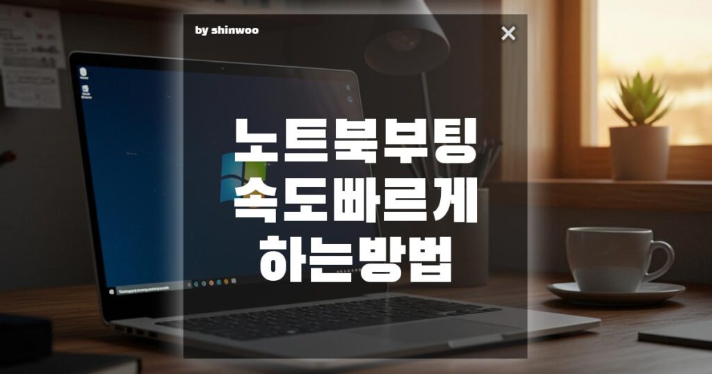노트북 부팅 속도 빠르게 하는 방법