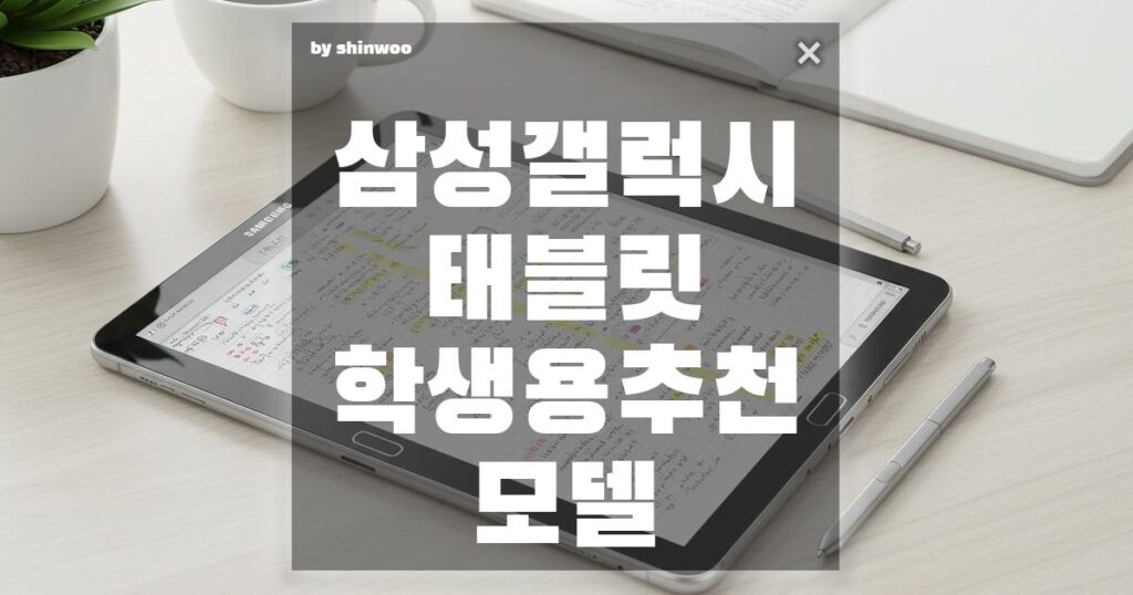 삼성 갤럭시 태블릿 학생용 추천 모델