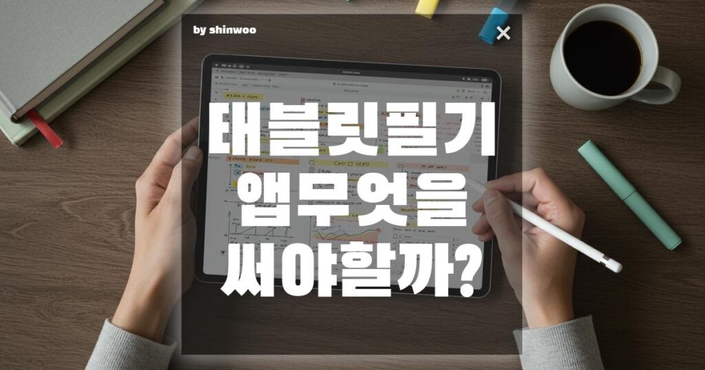 태블릿 필기 앱, 무엇을 써야 할까? 꼼꼼 비교 분석