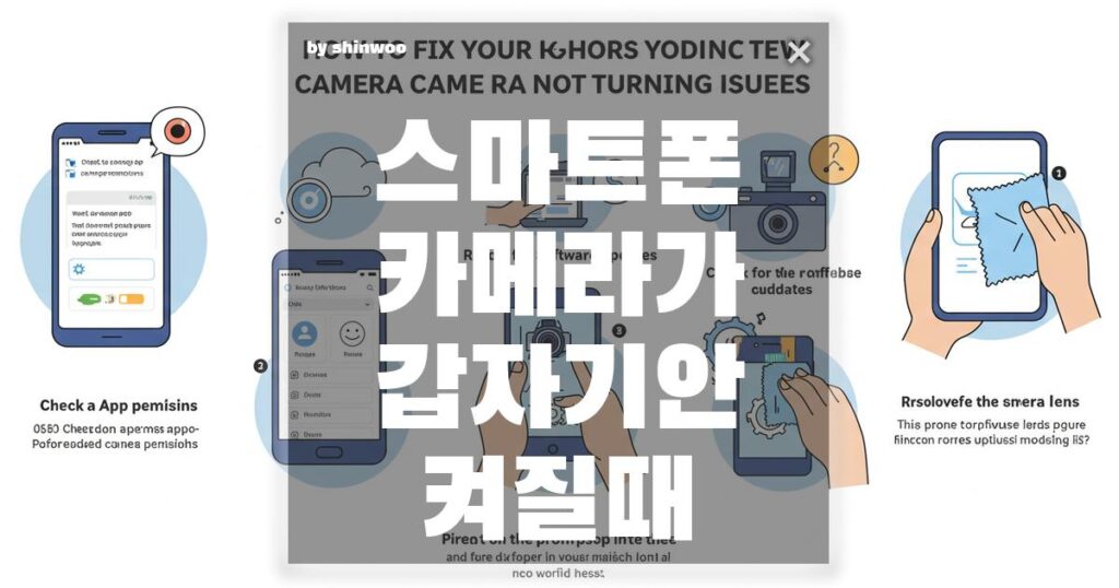 스마트폰 카메라가 갑자기 안 켜질 때, 해결 방법 총정리