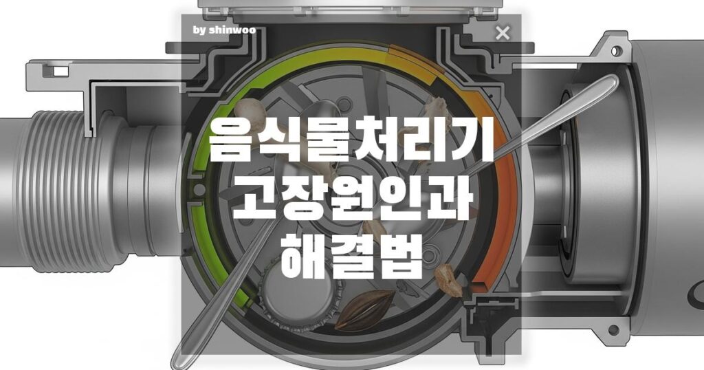 음식물 처리기 고장 원인과 해결법: '작동 멈춤', '심한 냄새', '소음' 3대 문제 셀프 해결 가이드