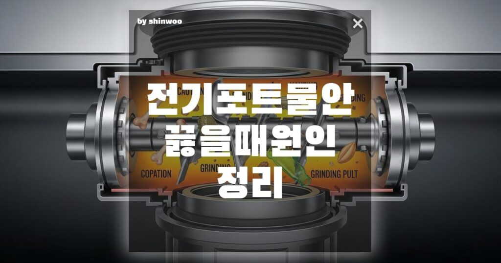 전기포트 물 안 끓을 때 원인 정리: '전원 불량'부터 '자주 꺼짐'까지 셀프 해결 팁!