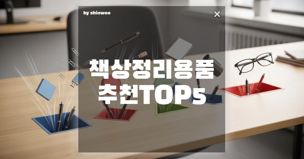 책상 정리 용품 추천 TOP 5: 3초 만에 찾고 2배 넓게 쓰는 마법!