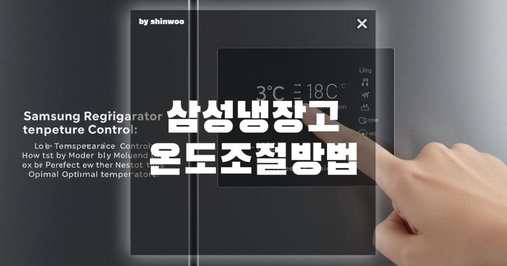 삼성 냉장고 온도 조절: 모델별 설정 방법과 계절별 최적 온도를 완벽하게!
