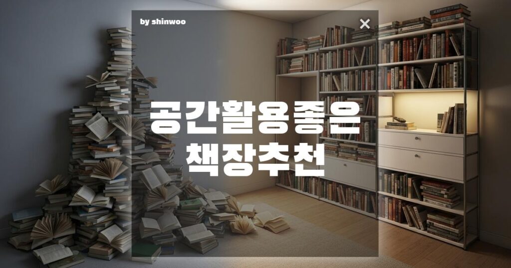 공간 활용 좋은 책장 추천 좁은 집도 대형 도서관처럼! 효율 끝판왕 책장 BEST 3