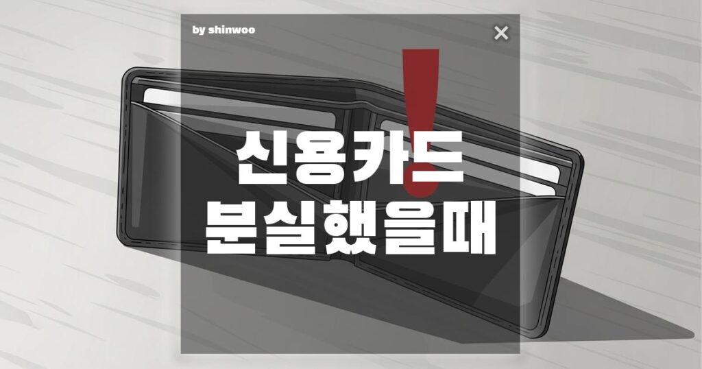 신용카드 분실했을 때, 단 5분 안에 끝내는 완벽 대처 가이드 (재발급까지 한 번에)
