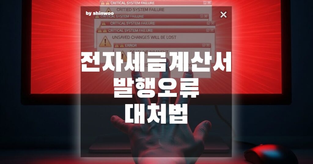 전자세금계산서 발행 오류 대처법: 마감일 직전에 당황하지 않는 특급 노하우!