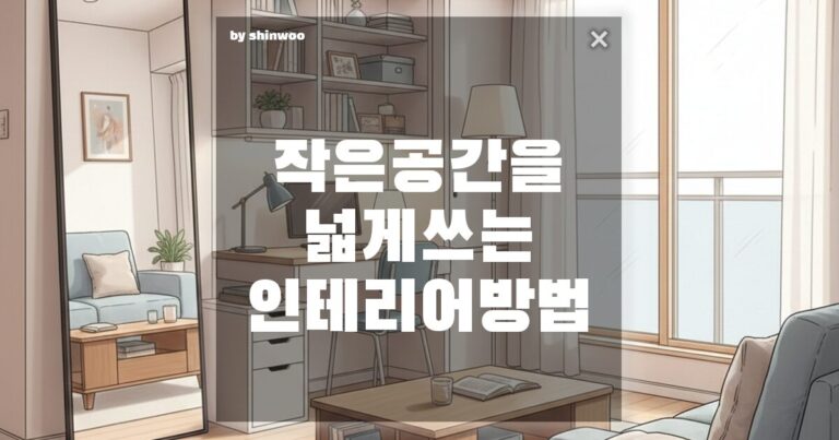 작은 공간을 넓게 쓰는 인테리어 방법: 마법처럼 좁은 집을 확장시키는 7가지 비밀 전략