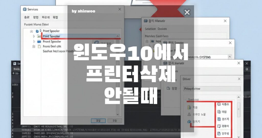 윈도우10에서 프린터 삭제 안될 때: 🤯 '이 장치는 현재 사용 중입니다' 오류를 해결하는 확실한 3가지 방법