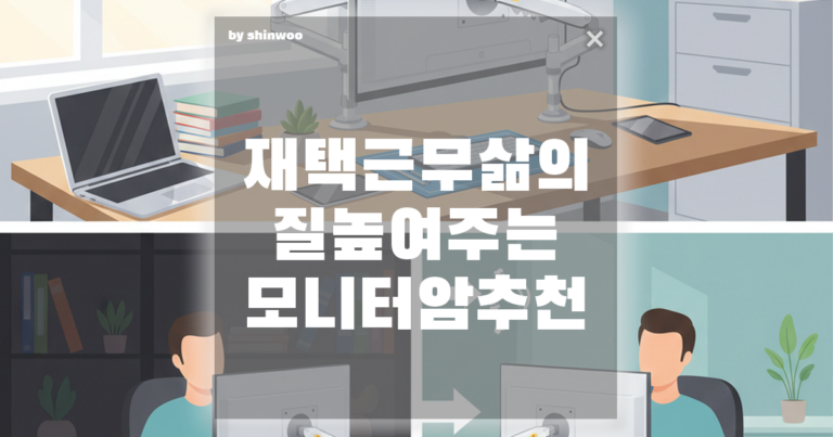 재택근무 삶의 질 높여주는 모니터 암 추천, 아직도 받침대 쓰시나요?