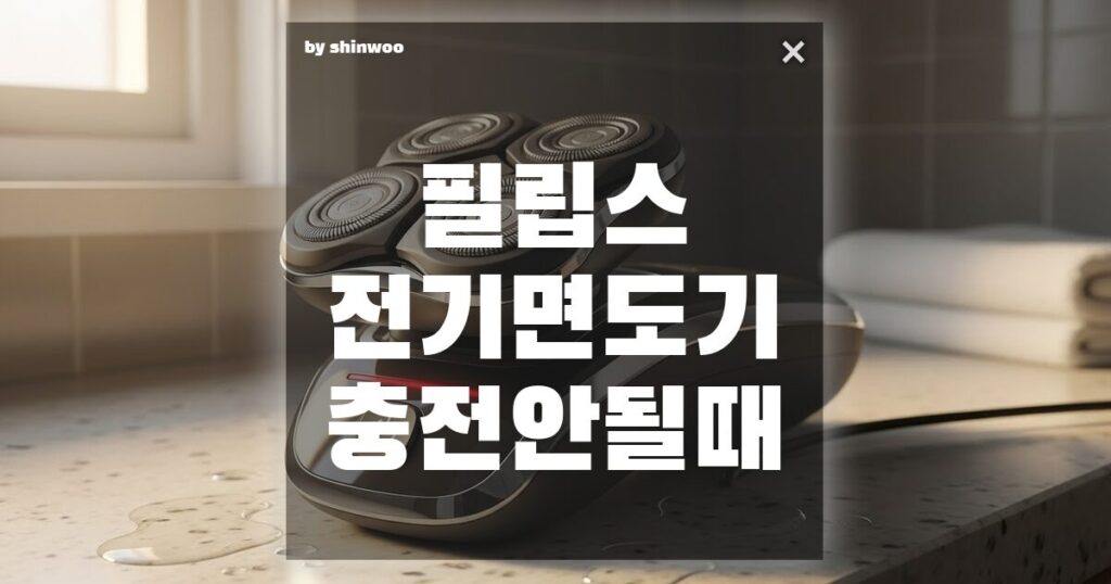 필립스 전기면도기 충전 안될 때? 서비스 센터 가기 전 체크할 3가지