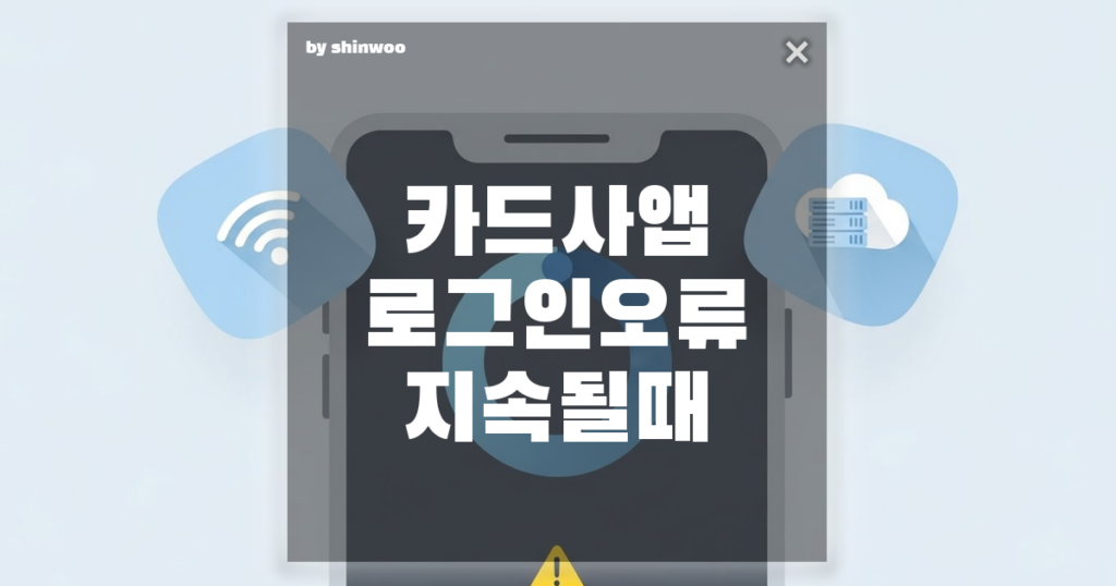 카드사 앱 로그인 오류 지속될 때, 고객센터 전화 전 '이것'부터 확인하세요!