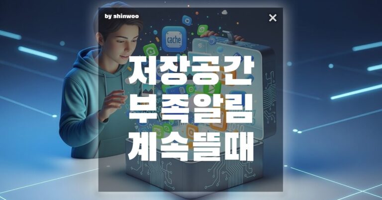 저장공간 부족 알림, 지워도 제자리라면 ‘이것’부터 확인하세요!