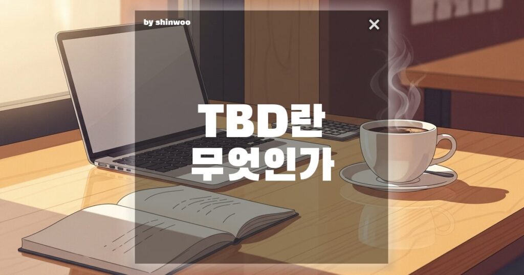 TBD 뜻, 회의록에 적힌 이 단어 '확정'일까 '미정'일까? 직장인 필수 용어 정리