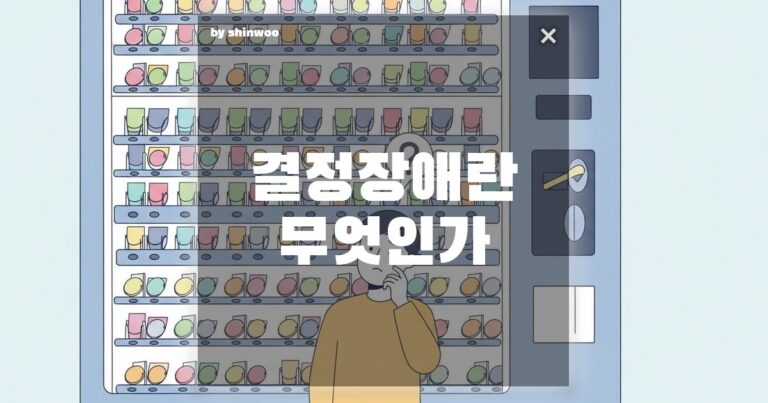 결정장애 뜻, 짜장면이냐 짬뽕이냐? 내 인생을 멈추게 하는 선택의 늪 탈출법