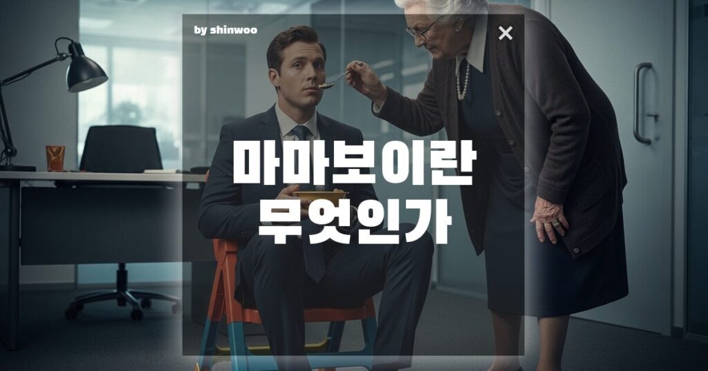 마마보이 뜻, "세상에 이런 효자가?" 감동했다가 내 인생 망칠 뻔한 사연