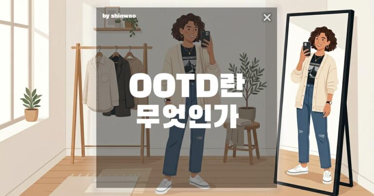 OOTD 뜻? 당신이 매일 아침 거울 앞에서 공들인 ‘이것’의 진짜 가치