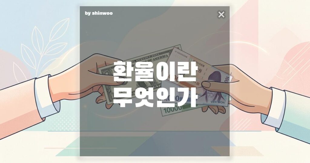 환율 뜻, 내 돈 가치가 달라진다고? 해외여행 전 꼭 알아야 할 기초 상식
